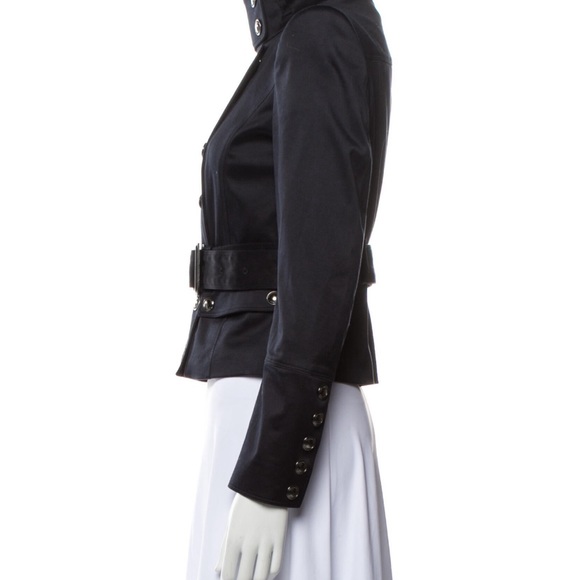 Burberry London Biker Jacket
BlackStand Collar, Flap Pockets & Snap Closure - Picture 2 of 6